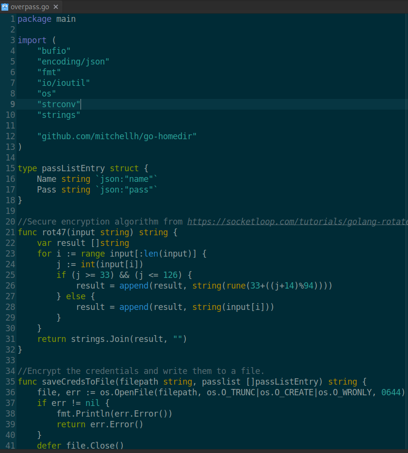 Code Source Overpass