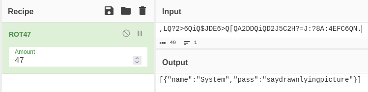 Rotation MDP Cyberchef